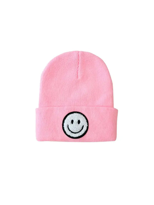 Smile Beanie - Pink