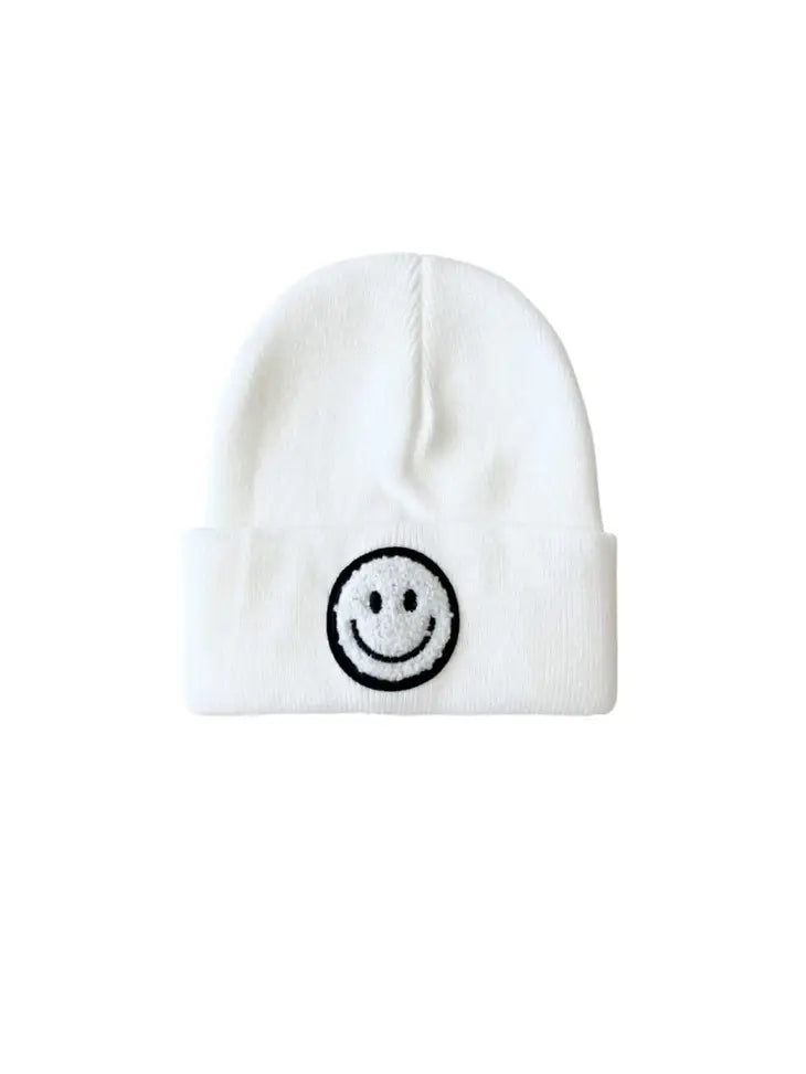 Smile Beanie - White